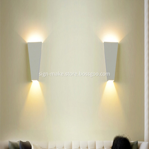 Large Black Wall Sconce LED Lights with Cord